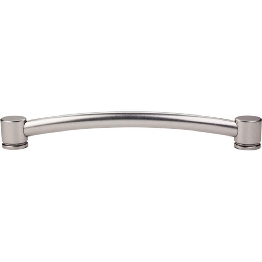 Oval Thin Appliance Pull 12 Inch (c-c) Pewter Antique