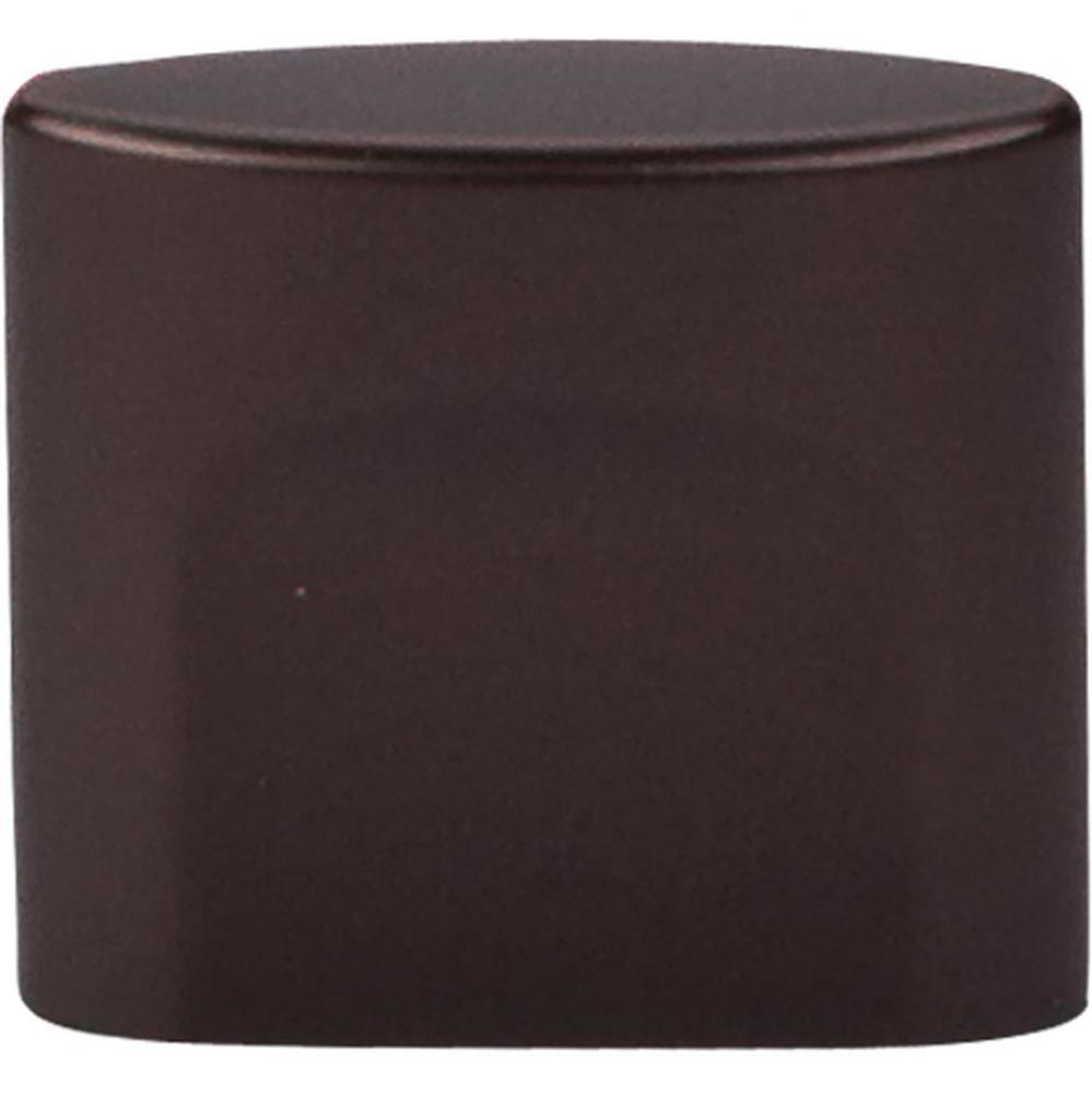 Oval Slot Knob 3/4 Inch (c-c) Oil Rubbed Bronze