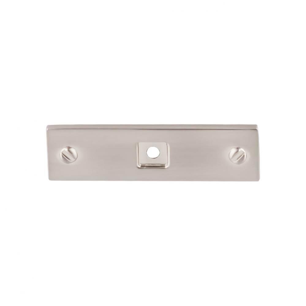 Channing Backplate 3 Inch Brushed Satin Nickel