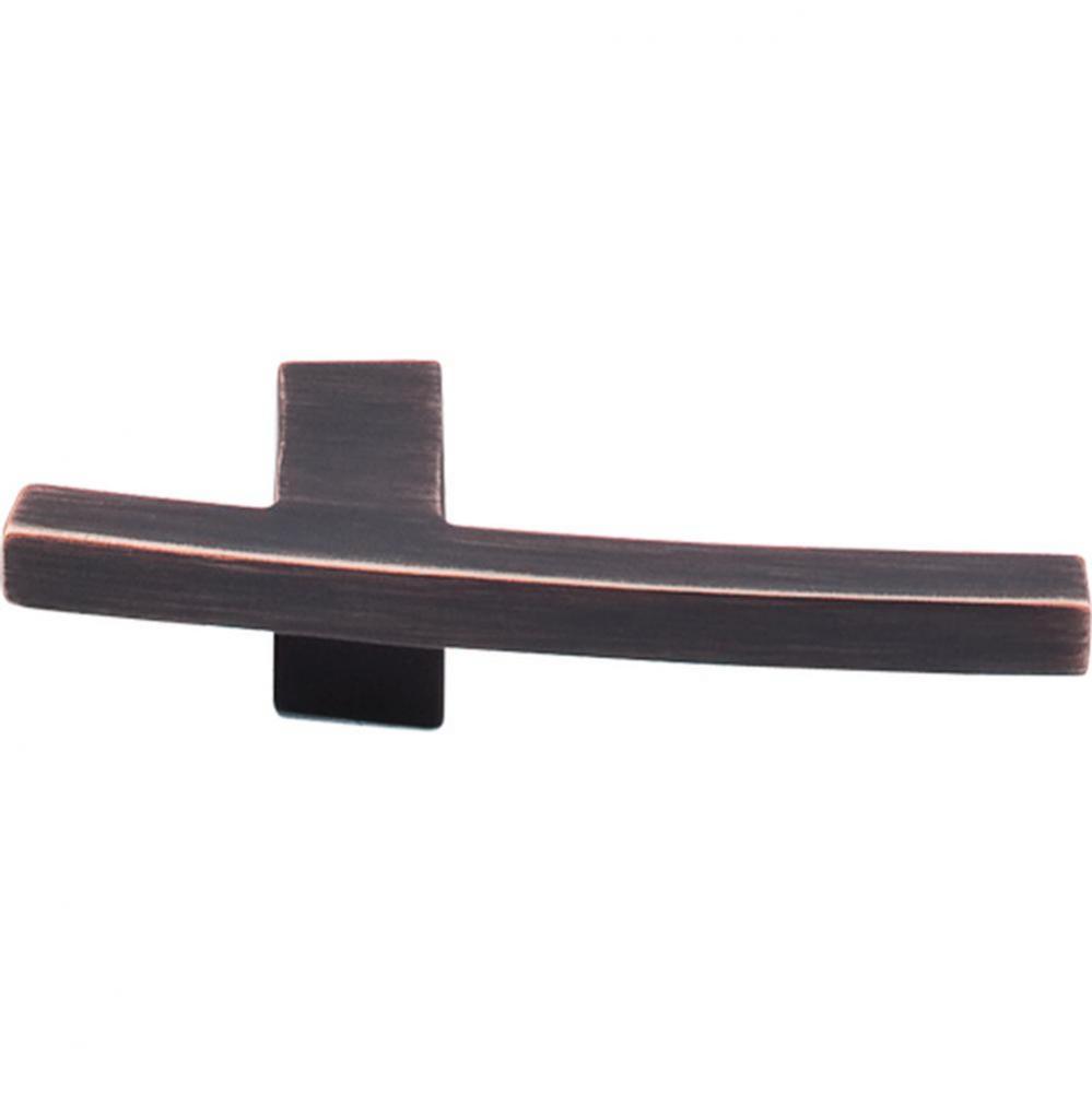 Slanted B Knob 3 Inch Tuscan Bronze