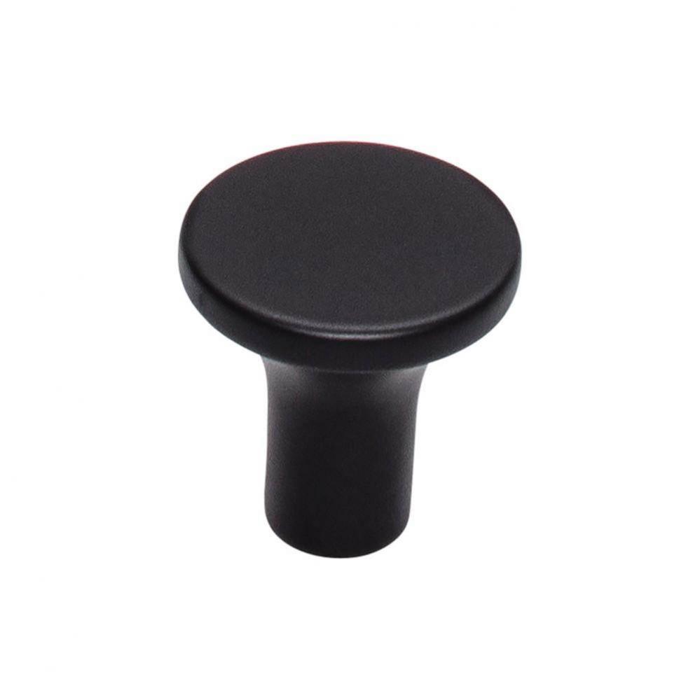 Marion Knob 1 Inch Flat Black