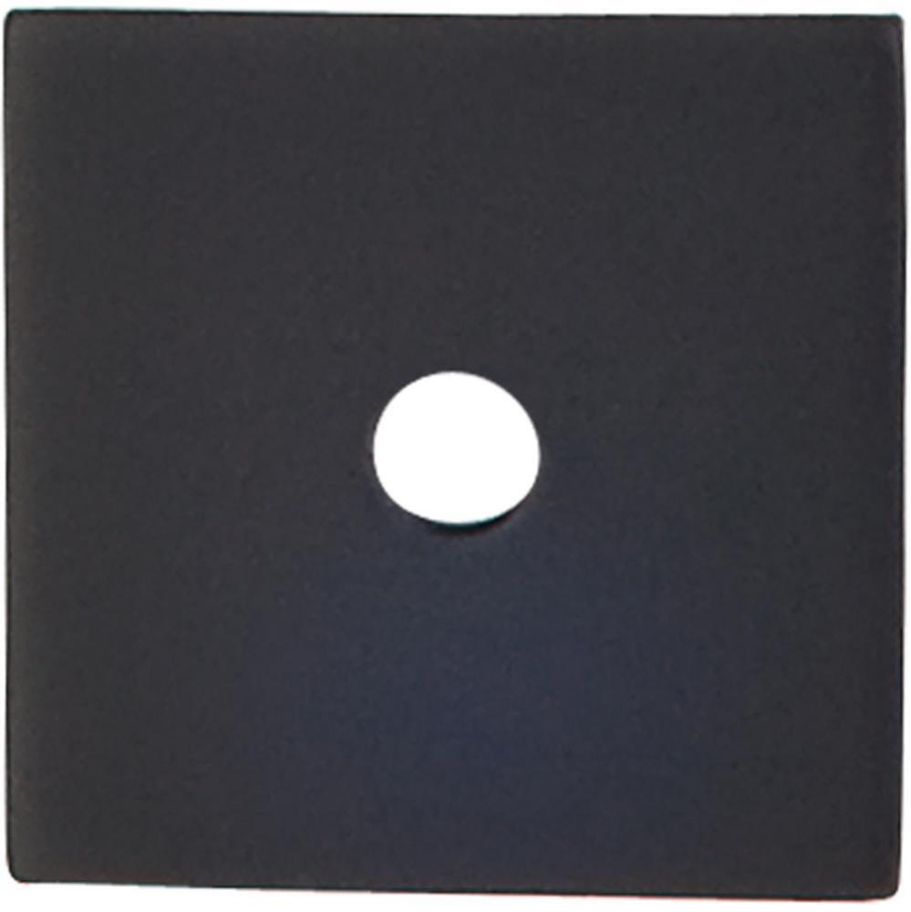 Square Backplate 1 Inch Flat Black