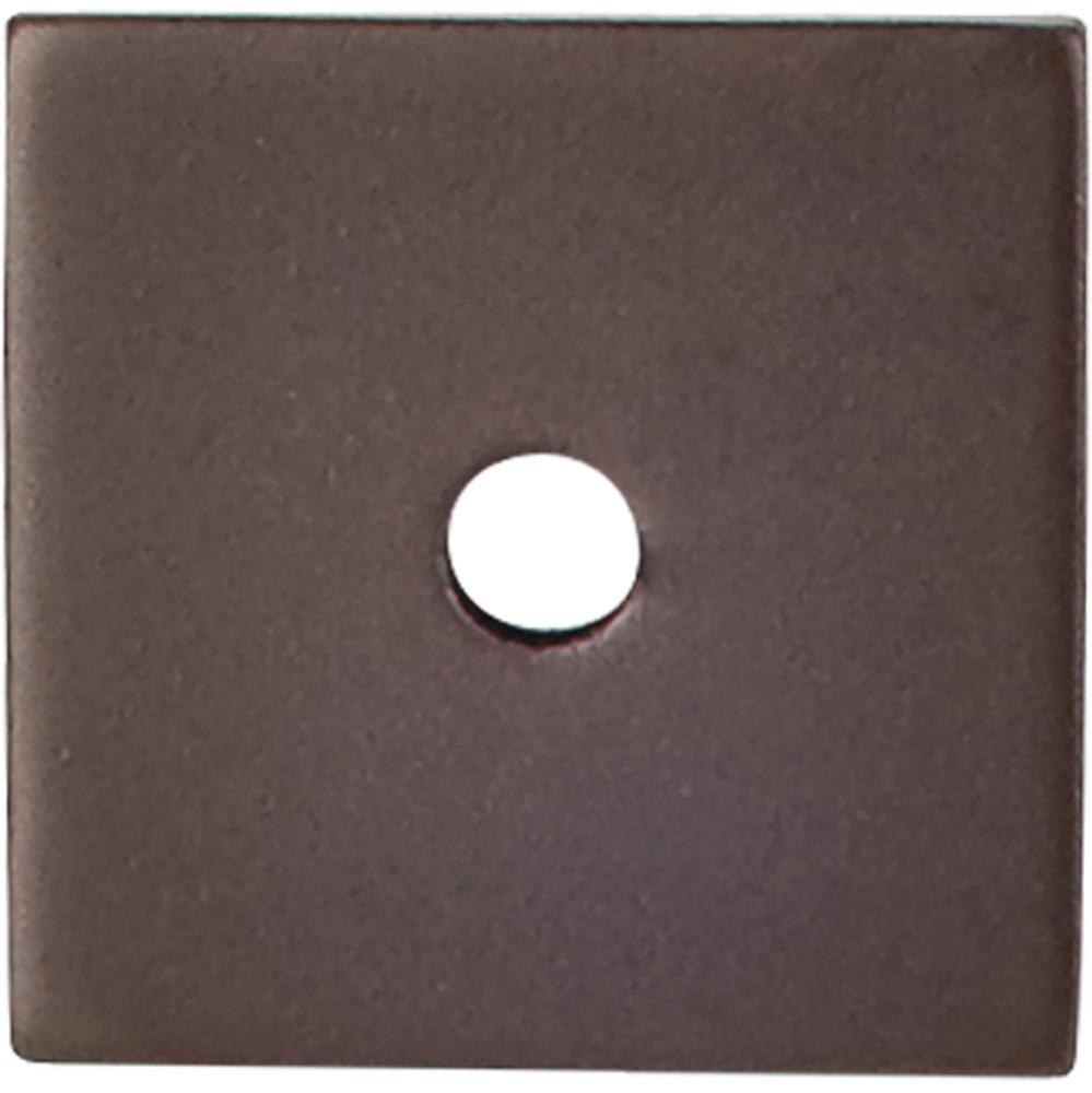 Square Backplate 1 Inch Oil Rubbed Bronze