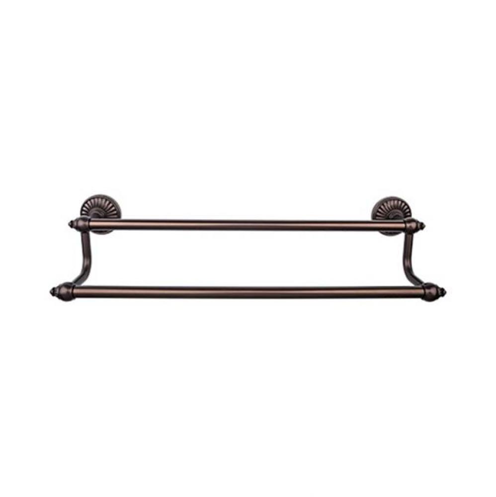 Tuscany Bath Towel Bar 18 Inch Double Oil Rubbed Bronze