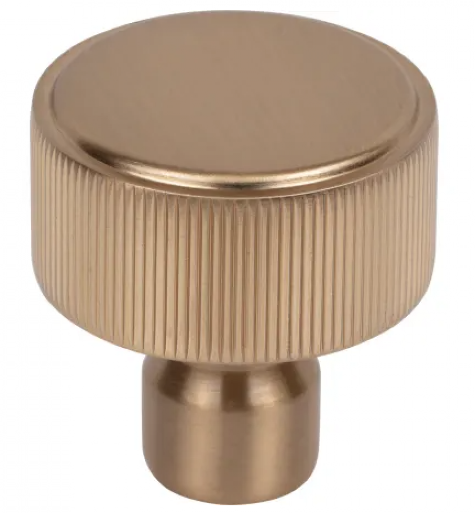 Dempsey Round Knob 1 1/4 Inch Honey Bronze