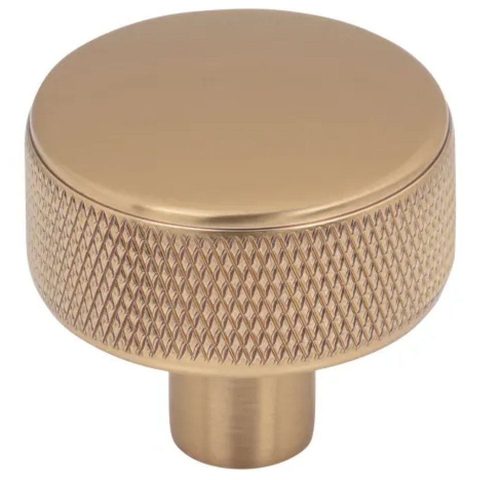 Burnham Round Knob 1 1/4 Inch Honey Bronze