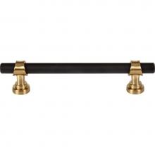 Top Knobs M2716 - Bit Pull 5 1/16 Inch (c-c) Flat Black and Honey Bronze