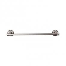 Top Knobs ED6APA - Edwardian Bath Towel Bar 18 In. Single - Beaded Bplate Antique Pewter