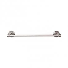 Top Knobs ED6APB - Edwardian Bath Towel Bar 18 Inch Single - Hex Backplate Antique Pewter