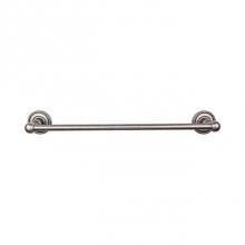 Top Knobs ED8APF - Edwardian Bath Towel Bar 24 In. Single - Rope Backplate Antique Pewter