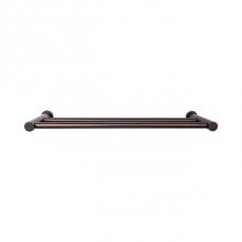 Top Knobs HOP11ORB - Hopewell Bath Towel Bar 30 Inch Double Oil Rubbed Bronze