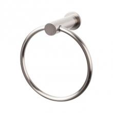 Top Knobs HOP5BSN - Hopewell Bath Ring  Brushed Satin Nickel