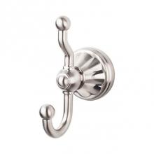 Top Knobs HUD2BSN - Hudson Bath Double Hook  Brushed Satin Nickel