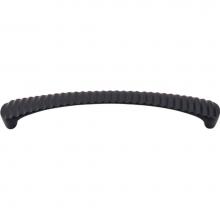 Top Knobs M1138 - Grooved Pull 6 5/16 Inch (c-c) Flat Black