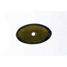 Top Knobs M1436 - Aspen Oval Backplate 1 1/2 Inch Light Bronze