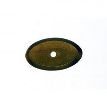 Top Knobs M1441 - Aspen Oval Backplate 1 3/4 Inch Light Bronze