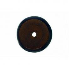 Top Knobs M1463 - Aspen Round Backplate 1 1/4 Inch Mahogany Bronze
