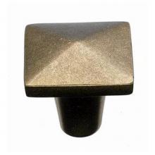 Top Knobs M1516 - Aspen Square Knob 1 1/4 Inch Light Bronze