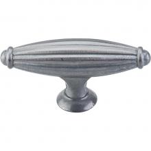 Top Knobs M152 - Tuscany T-Handle 2 5/8 Inch Pewter Light