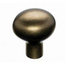 Top Knobs M1526 - Aspen Small Egg Knob 1 3/16 Inch Light Bronze