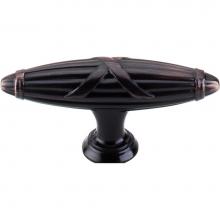 Top Knobs M1646 - Ribbon and Reed T-Pull 2 3/4 Inch Tuscan Bronze