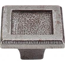 Top Knobs M1819 - Square Inset Knob 2 Inch Cast Iron