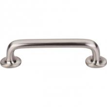 Top Knobs M1987 - Aspen II Rounded Pull 4 Inch (c-c) Brushed Satin Nickel