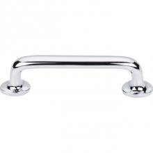 Top Knobs M1988 - Aspen II Rounded Pull 4 Inch (c-c) Polished Chrome