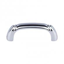 Top Knobs M2126 - Dover D Pull 2 1/2 Inch (c-c) Polished Chrome