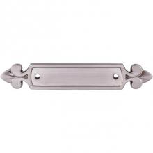 Top Knobs M2130 - Dover Backplate 2 1/2 Inch (c-c) Brushed Satin Nickel