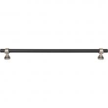 Top Knobs M2766 - Bit Pull 12 Inch (c-c) Flat Black and Pewter Antique