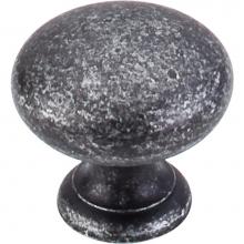 Top Knobs M283 - Mushroom Knob 1 1/4 Inch Black Iron