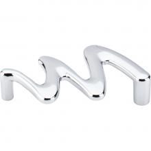 Top Knobs M562 - Squiggly Pull 3 3/4 Inch (c-c) Polished Chrome