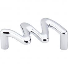 Top Knobs M565 - Squiggly Pull 2 1/2 Inch (c-c) Polished Chrome