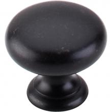 Top Knobs M596 - Mushroom Knob 1 1/4 Inch Patina Black