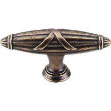Top Knobs M930 - Ribbon and Reed T-Pull 2 3/4 Inch German Bronze
