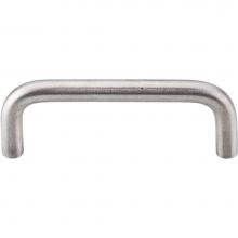 Top Knobs SS23 - Bent Bar (8mm Diameter) 3 Inch (c-c) Brushed Stainless Steel