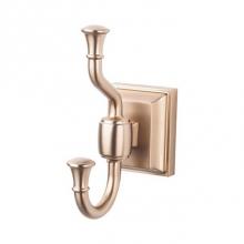 Top Knobs STK2BB - Stratton Bath Double Hook  Brushed Bronze