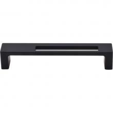 Top Knobs TK266BLK - Modern Metro Slot Pull 5 Inch (c-c) Flat Black