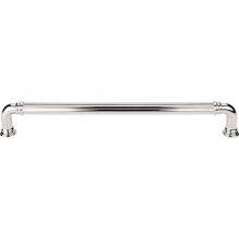 Top Knobs TK327PN - Reeded Appliance Pull 12 Inch (c-c) Polished Nickel