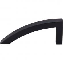 Top Knobs TK35BLK - Sloped Pull 3 7/8 Inch (c-c) Flat Black