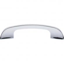 Top Knobs TK41PC - Curved Tidal Pull 4 Inch (c-c) Polished Chrome