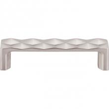 Top Knobs TK561BSN - Quilted Pull 3 3/4 Inch (c-c) Brushed Satin Nickel