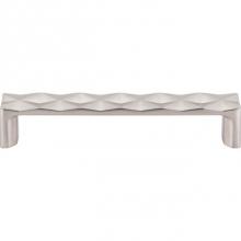 Top Knobs TK562BSN - Quilted Pull 5 1/16 Inch (c-c) Brushed Satin Nickel