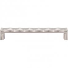 Top Knobs TK563BSN - Quilted Pull 6 5/16 Inch (c-c) Brushed Satin Nickel