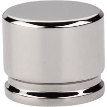 Top Knobs TK61PN - Oval Knob 1 3/8 Inch Polished Nickel