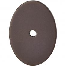 Top Knobs TK62ORB - Oval Backplate 1 3/4 Inch Oil Rubbed Bronze