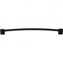 Top Knobs TK66BLK - Oval Thin Pull 12 Inch (c-c) Flat Black