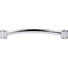 Top Knobs TK67PC - Oval Thin Appliance Pull 12 Inch (c-c) Polished Chrome