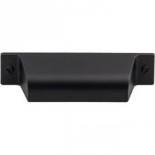 Top Knobs TK772BLK - Channing Cup Pull 2 3/4 Inch (c-c) Flat Black